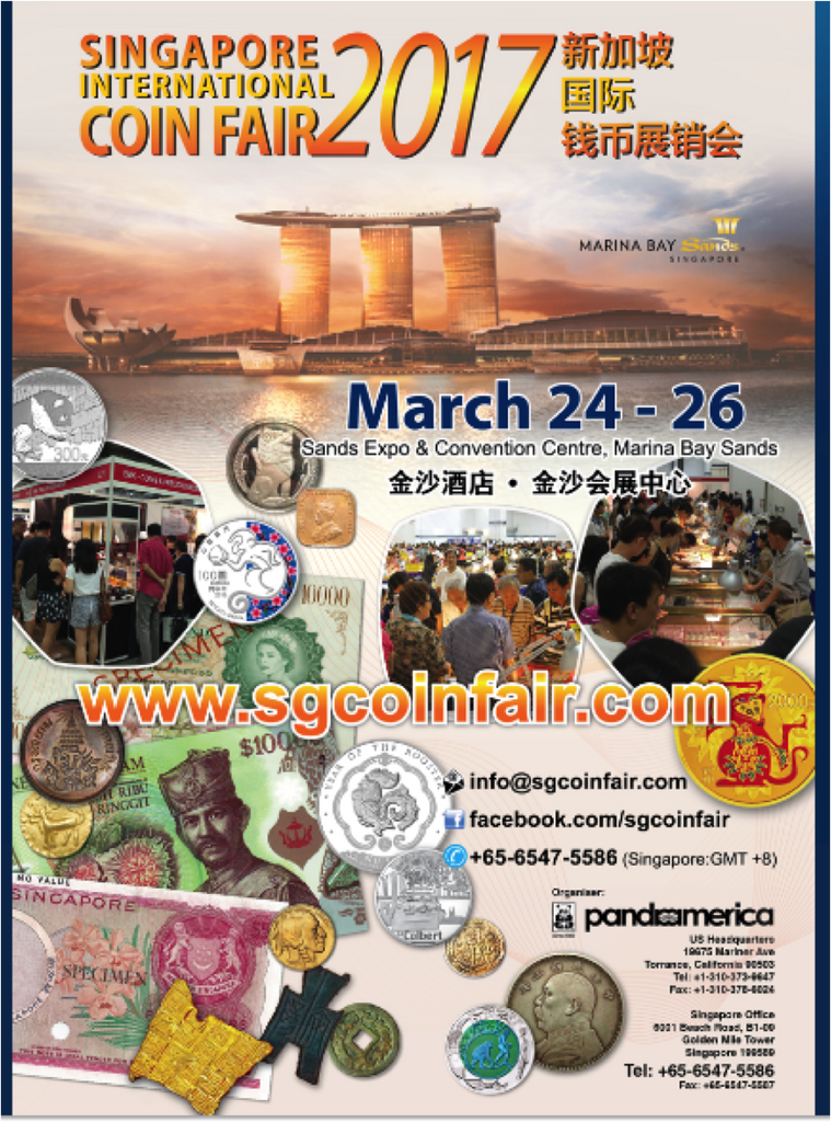 Emporium-Antiquities.com Participates at the Singapore International Coin Fair SICF - 2017, Marina Bay Sands Convention Centre 24-26th March'17