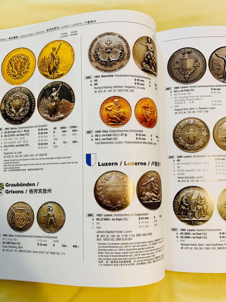 2020 Switzerland “The Guide to collect Swiss shooting medals” Reference Book. - Emporium Antiquities