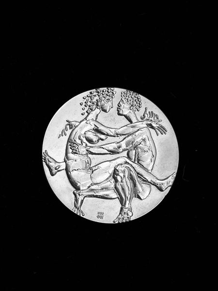 1969 Switzerland "The Lovers & Mother with Child" Hans Erni Silver Medal.