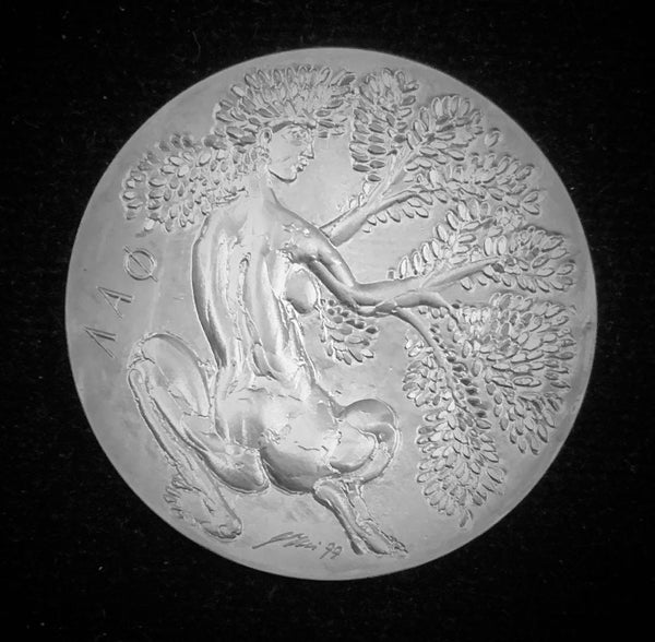 1977 Switzerland "Four Elements Earth: Daphne / Pan Hans" Erni Silver Medal.