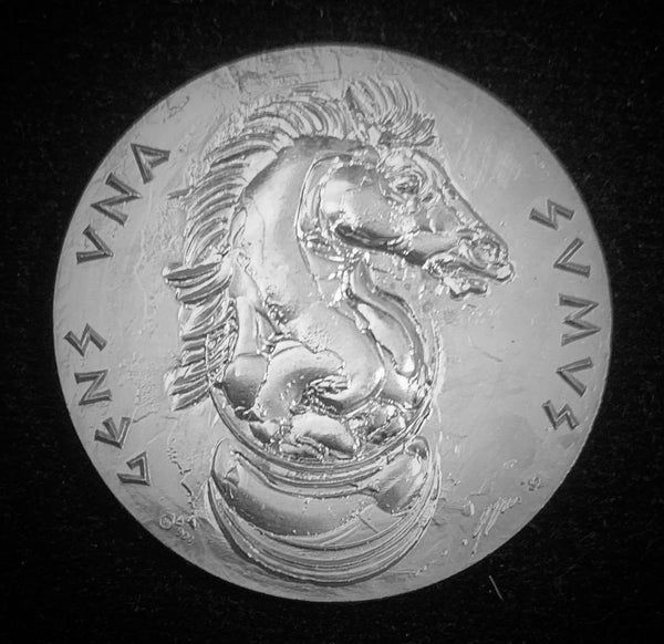 1982 Switzerland "World Chess Olympiad Lucerne" Hans Erni Silver Medal.