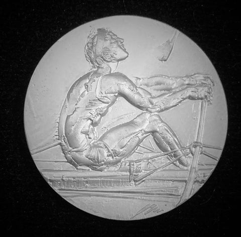 1982 Switzerland "World Rowing Championships Rotsee Lucerne" Hans Erni Silver Medal.