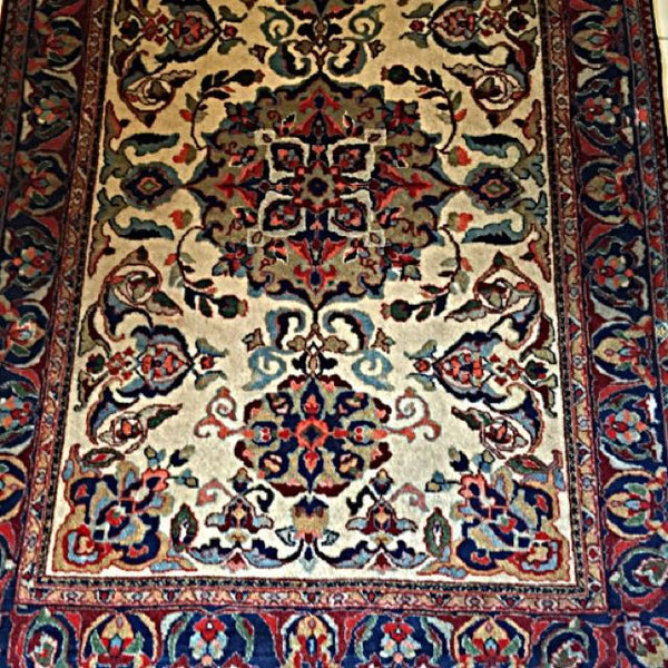 1960's Antique Russian Nomadic Carpet, Beautiful Showpiece, Hand-weaved Rich Dyes Tribal Piece. - Emporium Antiquities
