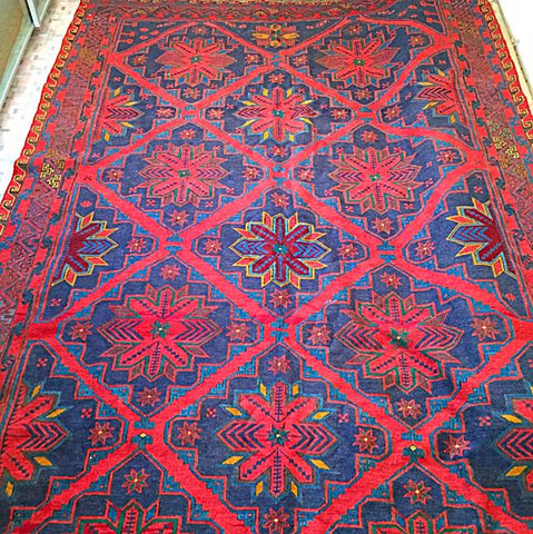 1960's Antique Russian Caucasian Soumak Rug Carpet, Museum Quality Tapestry, Unique Show Piece - Emporium Antiquities